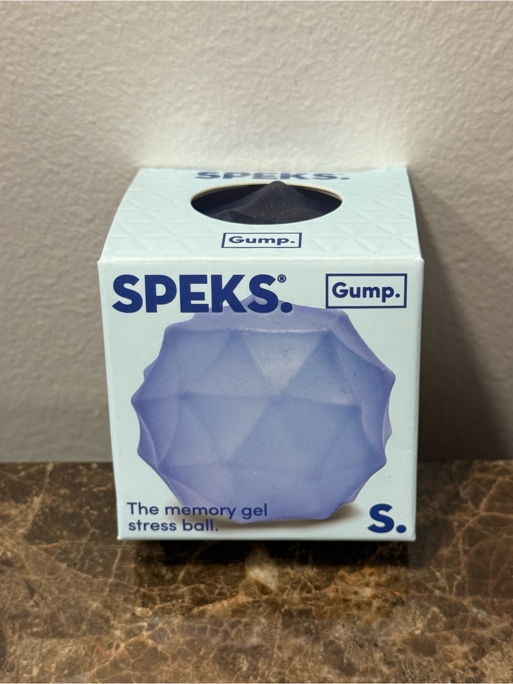 Speks Gump Memory Gel Stress Ball - Lavender